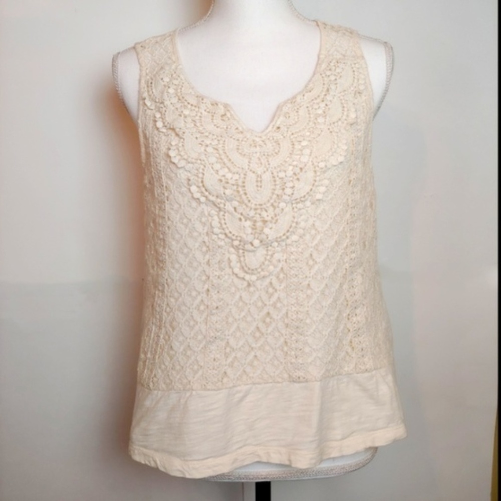 Skies Are Blue Boho Embroidered Sleeveless Shirt